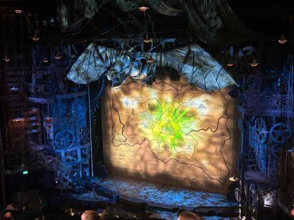 Apollo Victoria Theatre, section: Dress Circle, row: H, seat: 8