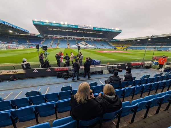 Elland Road, section: C20, row: GG, seat: 164