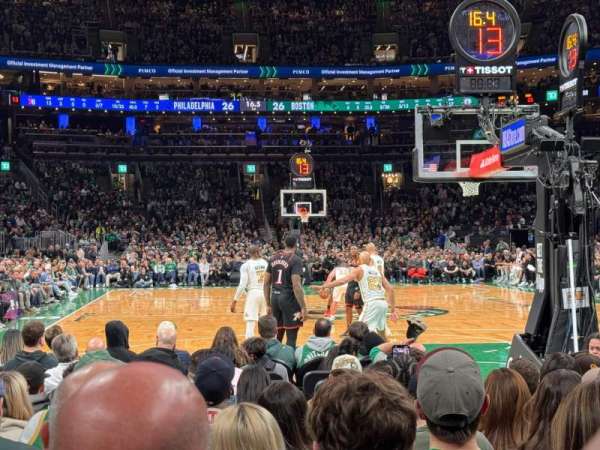 Td Garden, section: 107, row: J, seat: 6