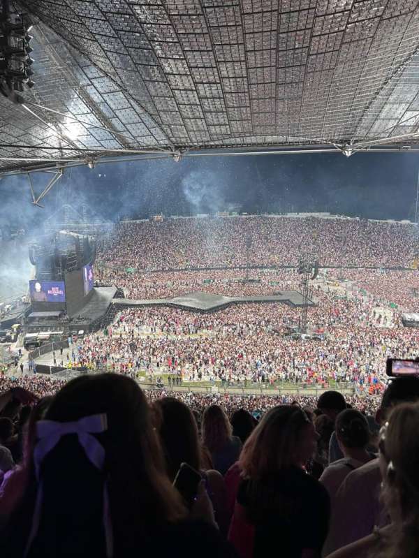 Olympiastadion München, section: A3, row: 82, seat: 3