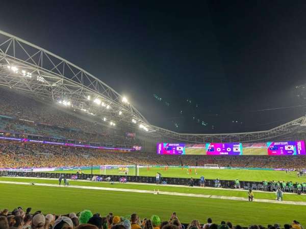 Accor Stadium, section: 121, row: 13, seat: 12