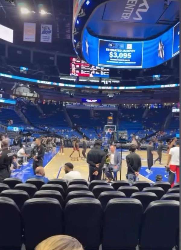 Kia Center, section: 111, row: C, seat: 4