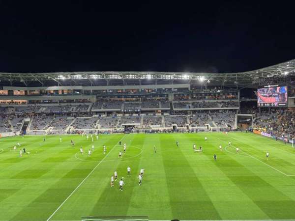 BMO Stadium, section: Mid Field Box 1, row: E, seat: 13
