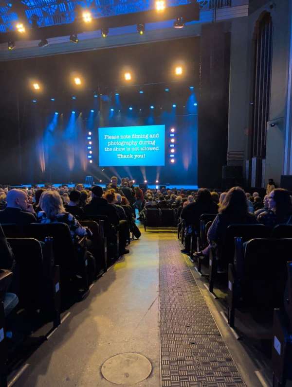 Eventim Apollo, section: Stalls, row: X, seat: 42