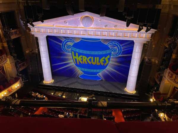 Theatre Royal Drury Lane, section: Balcony, row: A, seat: 20