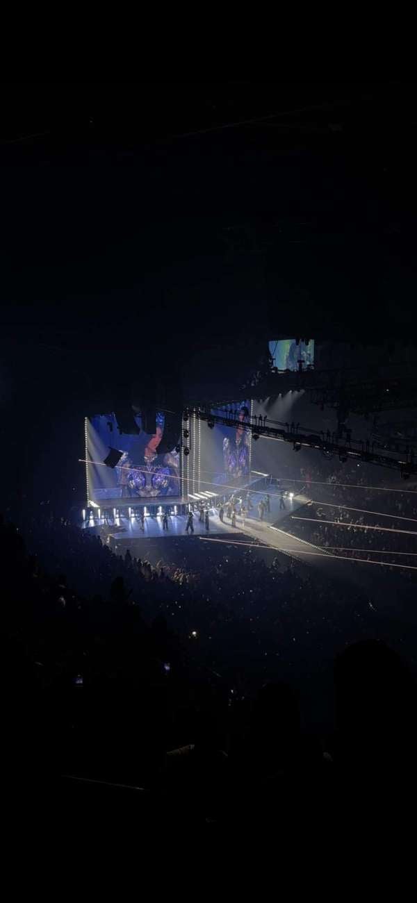 Target Center, section: 206, row: S, seat: 19