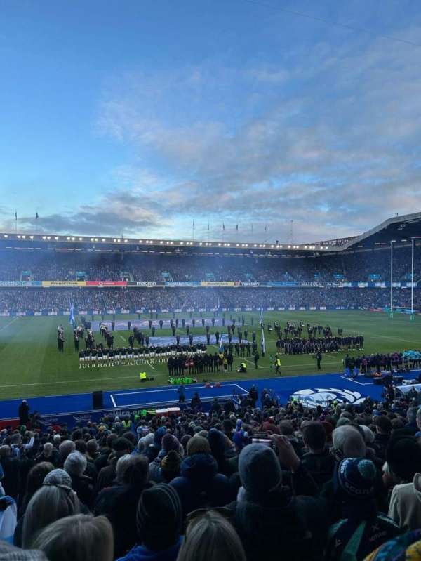 Murrayfield Stadium, section: W21, row: EE, seat: 7