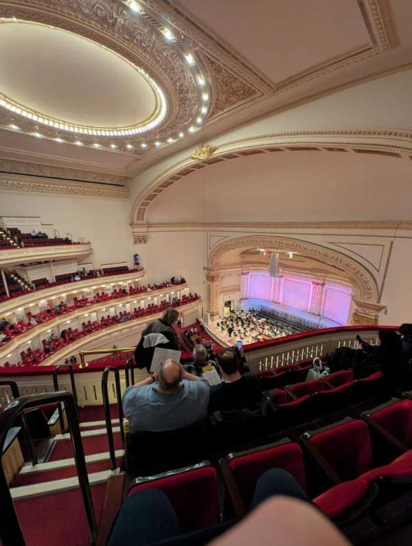 Carnegie Hall, section: Lower Balcony R, row: D, seat: 52