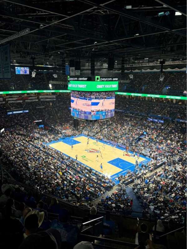 Paycom Center, section: 305, row: L, seat: 5