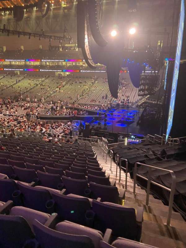 Dickies Arena, section: 104, row: 19, seat: 1