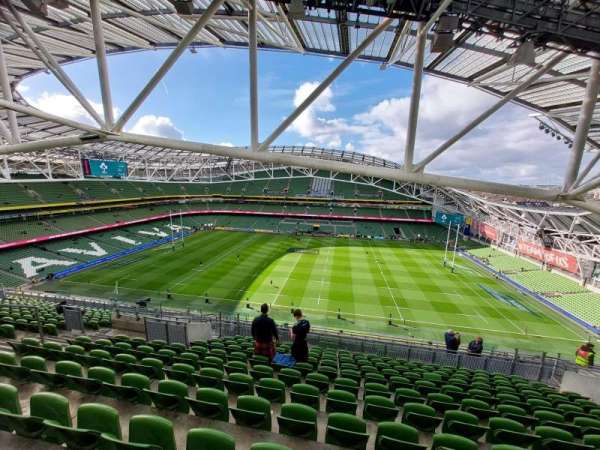 Aviva Stadium, section: 504, row: T, seat: 4