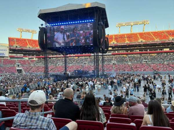 Raymond James Stadium, section: 112, row: M, seat: 3