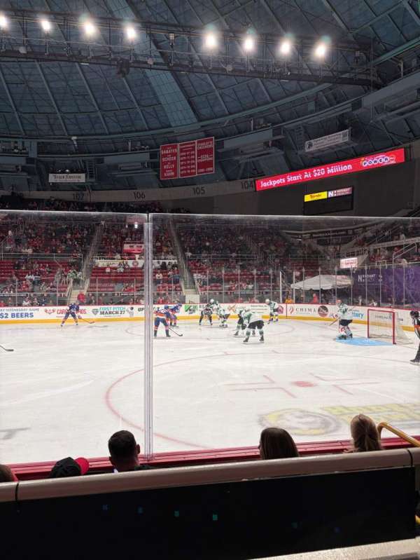 Bojangles' Coliseum, section: 125, row: B, seat: 7