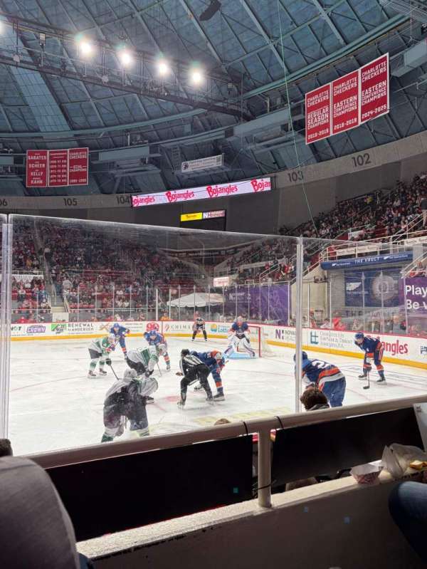 Bojangles' Coliseum, section: 125, row: B, seat: 7