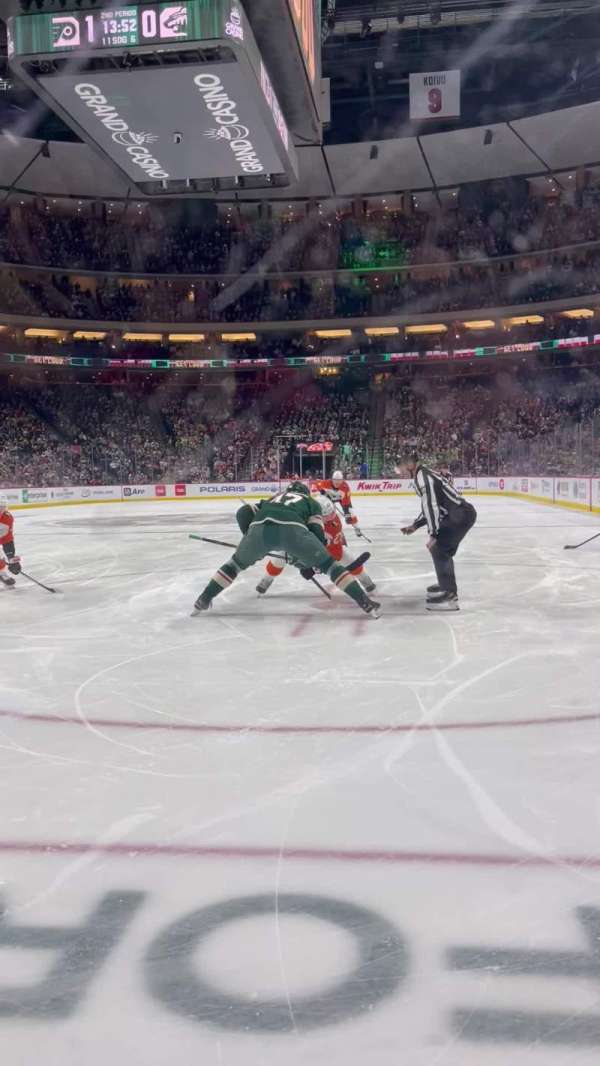 Grand Casino Arena, section: 109, row: 1, seat: 1