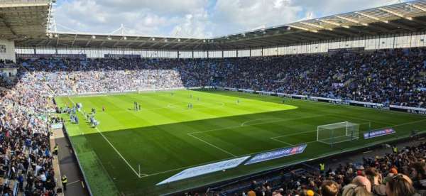 Coventry Building Society Arena, section: 8, row: JJ, seat: 26