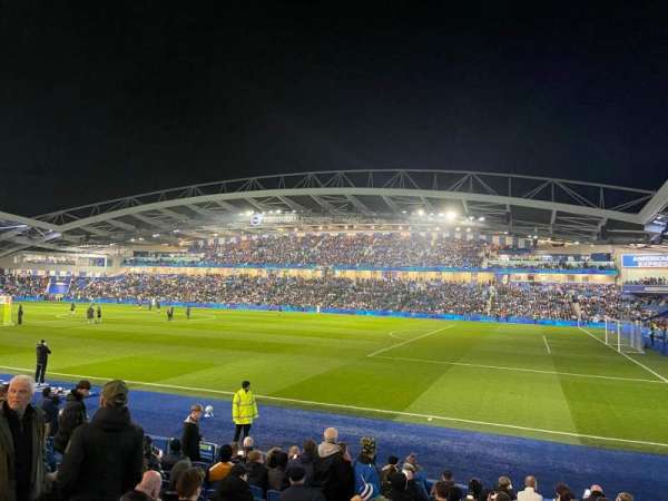 American Express Stadium, section: W1A, row: N, seat: 28