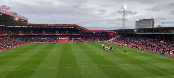 City Ground, section: T3, row: A, seat: 93