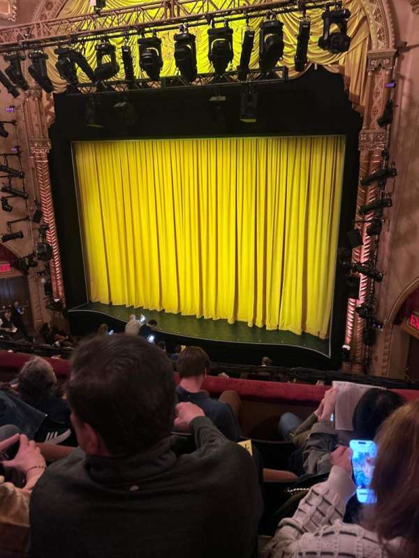 John Golden Theatre, section: Front Mezzanine R, row: D, seat: 122