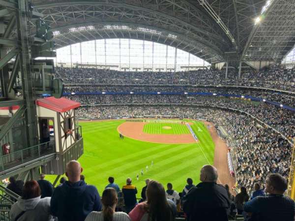 American Family Field, section: 442, row: 12, seat: 13