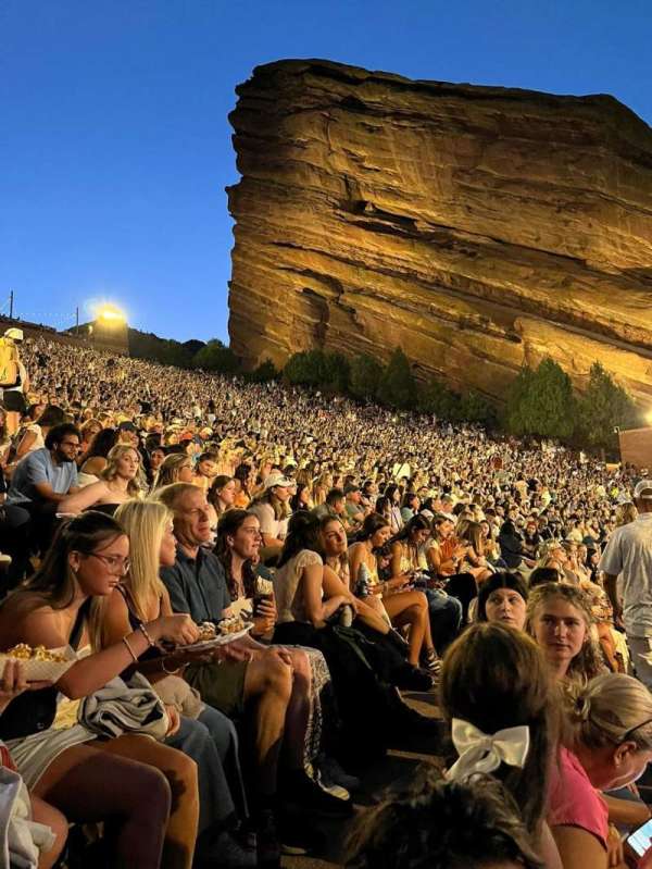 Red Rocks Amphitheatre, section: Right, row: 21, seat: 3