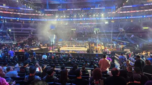 Crypto.com Arena, section: 101, row: 8, seat: 4