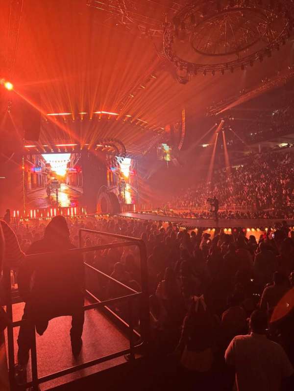 target center, section: 109, row: A, seat: 9