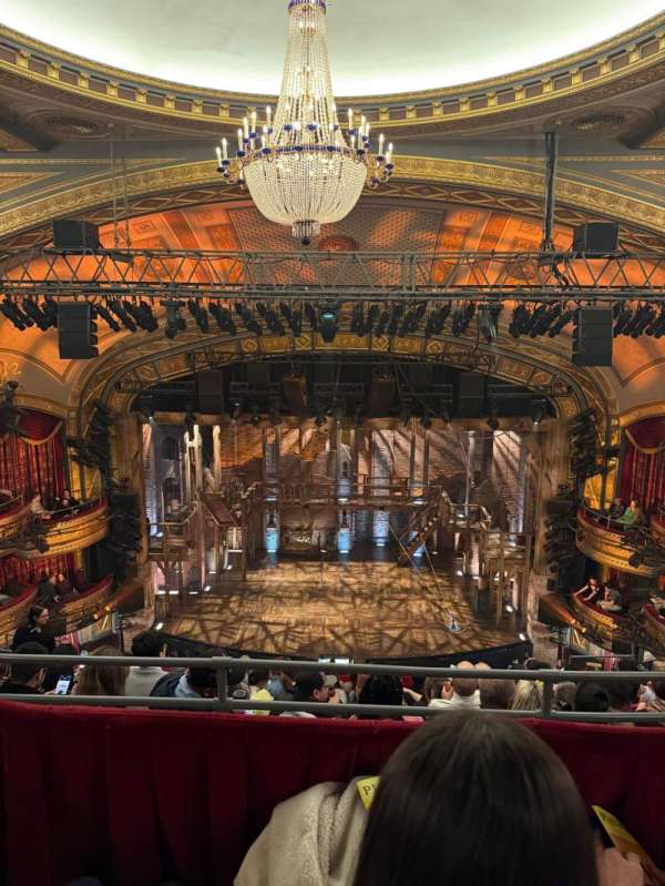 Richard Rodgers Theatre, section: Rear Mezzanine C, row: H, seat: 106