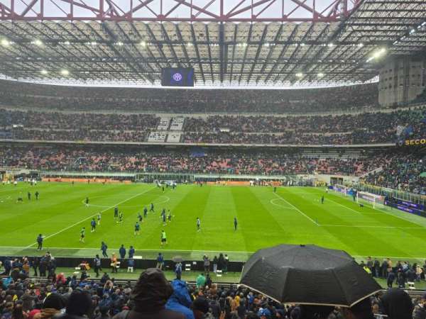 San Siro, section: 158, row: 1, seat: 25