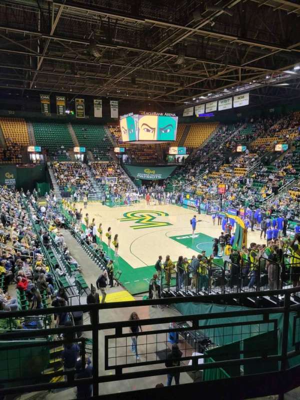 EagleBank Arena, section: 110, row: H, seat: 6