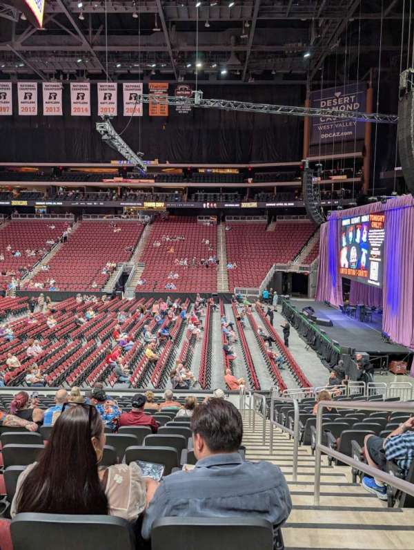Desert Diamond Arena, section: 110, row: P, seat: 1