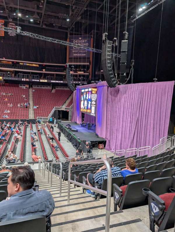 Desert Diamond Arena, section: 110, row: P, seat: 1