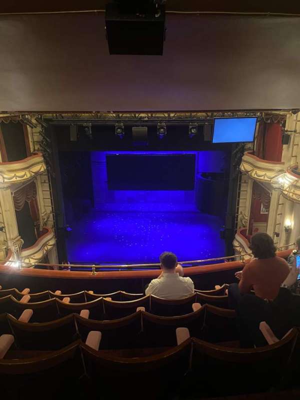 Noël Coward Theatre, section: Grand Circle, row: F, seat: 12