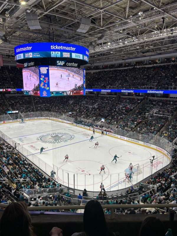 SAP Center, section: 211, row: 3, seat: 4