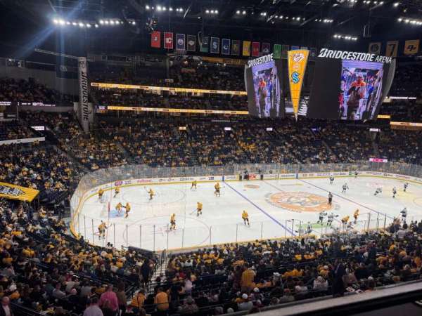 Bridgestone Arena, section: 213, row: D, seat: 9