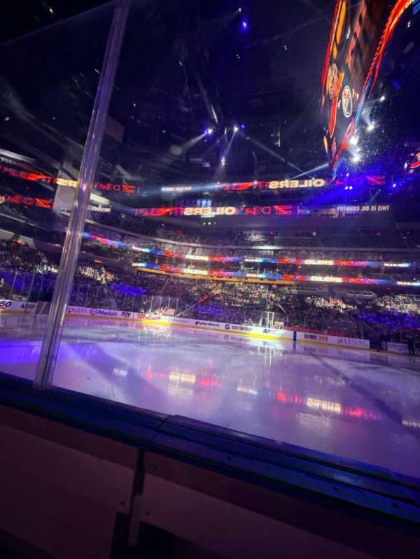 Rogers Place, section: 120, row: 1, seat: 18