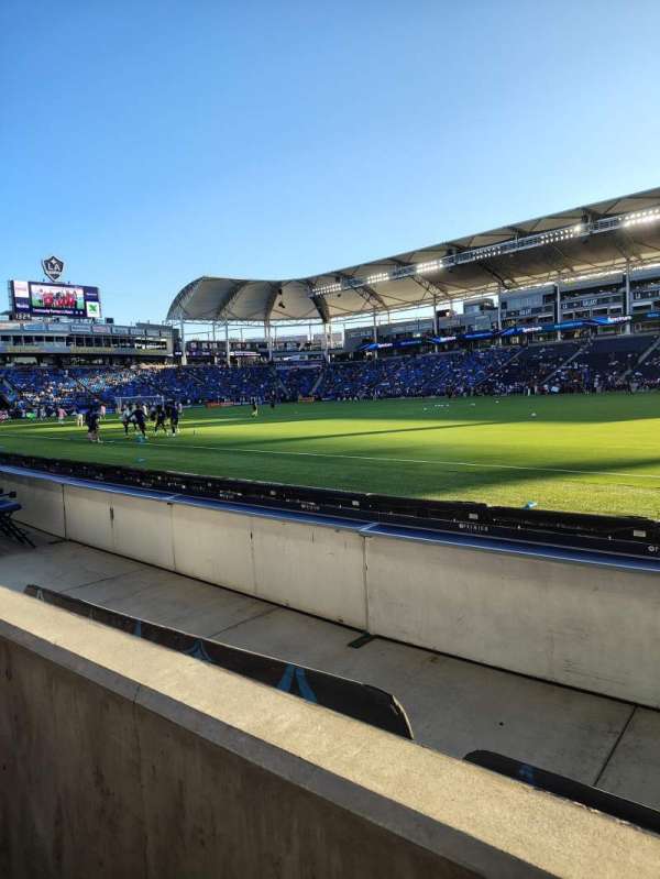 Dignity Health Sports Park, section: 129, row: A, seat: 3