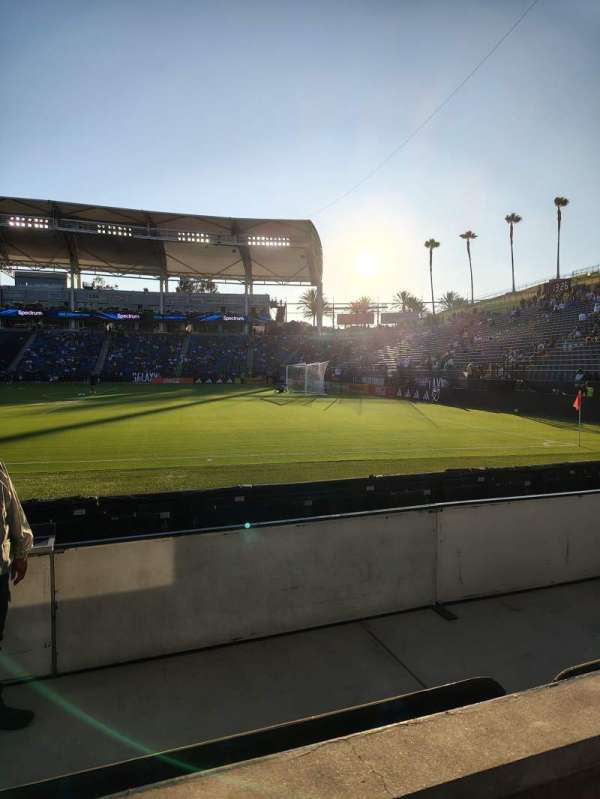 Dignity Health Sports Park, section: 129, row: A, seat: 3
