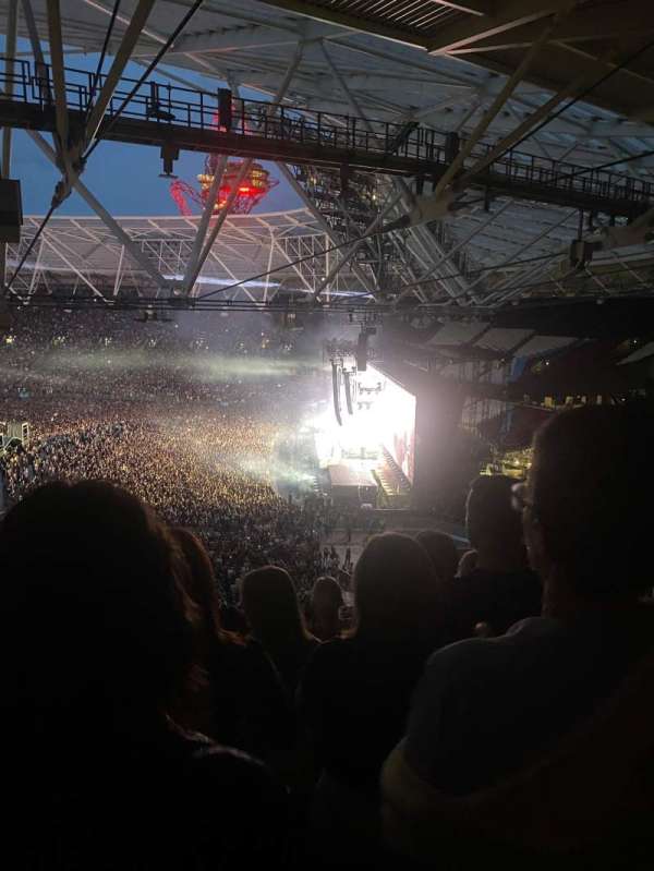 London Stadium, section: 213, row: 61, seat: 288