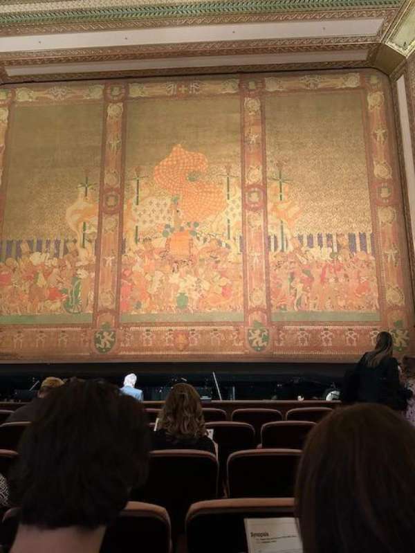 Lyric Opera of Chicago, section: Main Floor Aisle 3, row: F, seat: 115