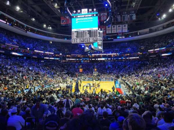 Xfinity Mobile Arena, section: 108, row: 14, seat: 4