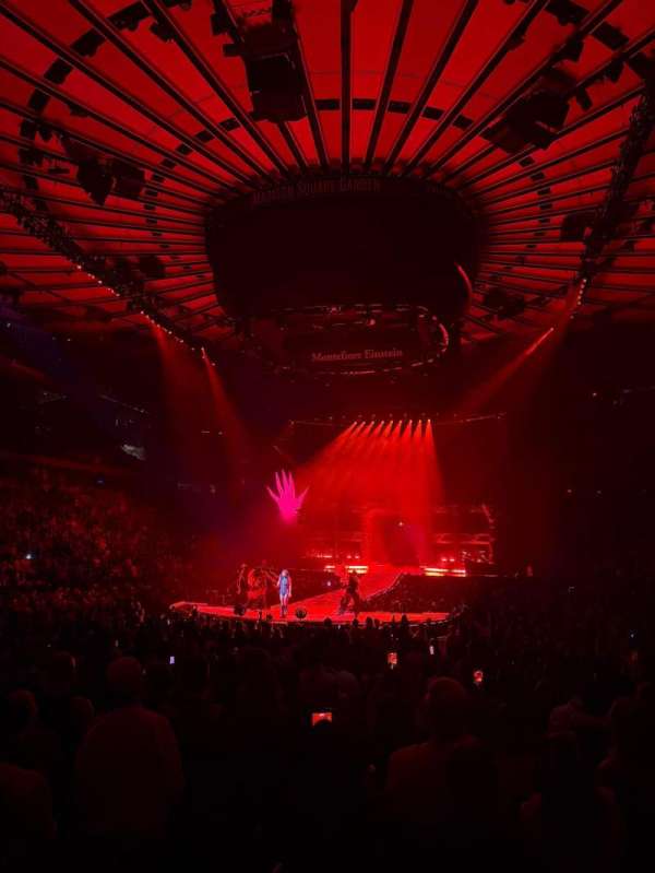 Madison Square Garden, section: 3, row: 16, seat: 2