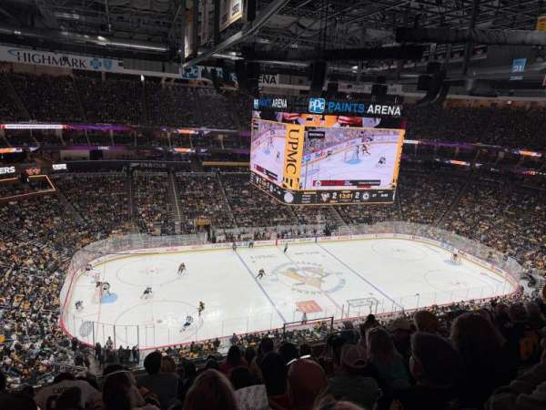 PPG Paints Arena, section: 222, row: J, seat: 7