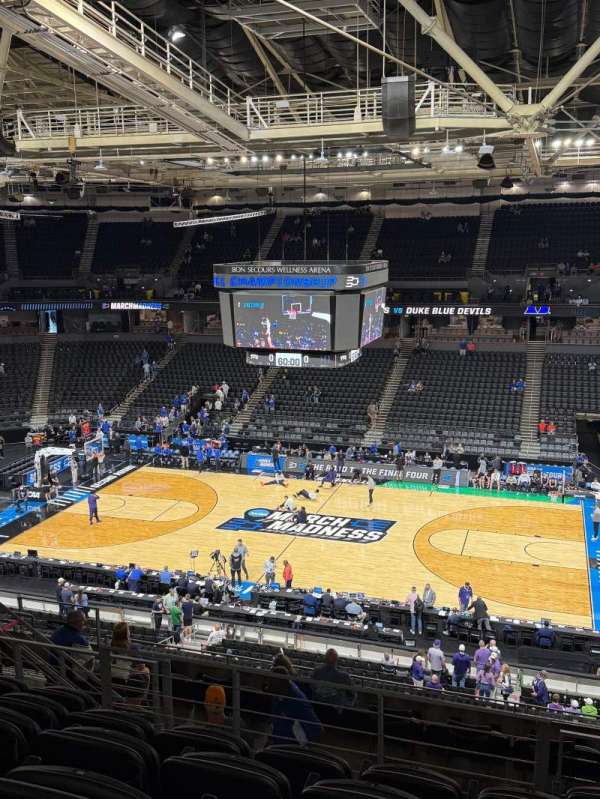 Bon Secours Wellness Arena, section: 221, row: L, seat: 8
