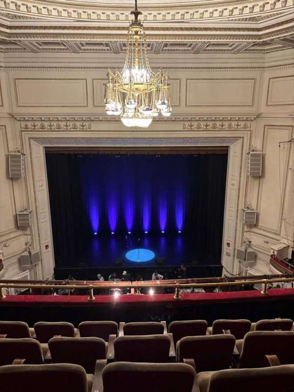 Wilbur Theatre, section: Balcony C, row: E, seat: 106