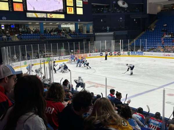 Grossinger Motors Arena, section: 103, row: J, seat: 12
