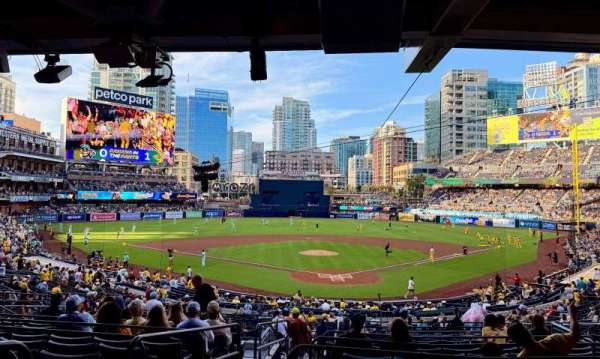 Petco Park, section: Premier Club F, row: 14, seat: 1”