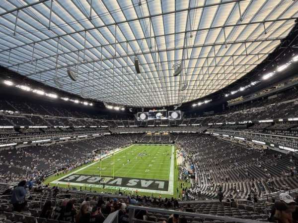 allegiant stadium, section: 247, row: 15A, seat: 10
