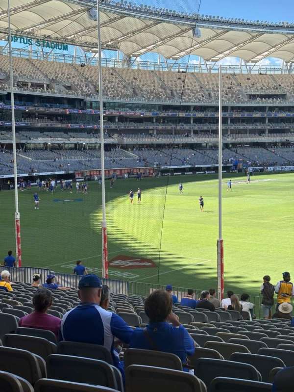Optus Stadium, section: 133, row: 31, seat: 31