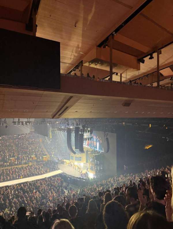 Madison Square Garden, row: 14, seat: 2